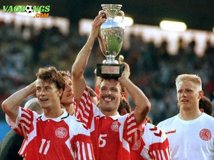 Đan Mạch là đội xếp thứ 9 trong danh sách các đội vô địch Euro nhiều nhất